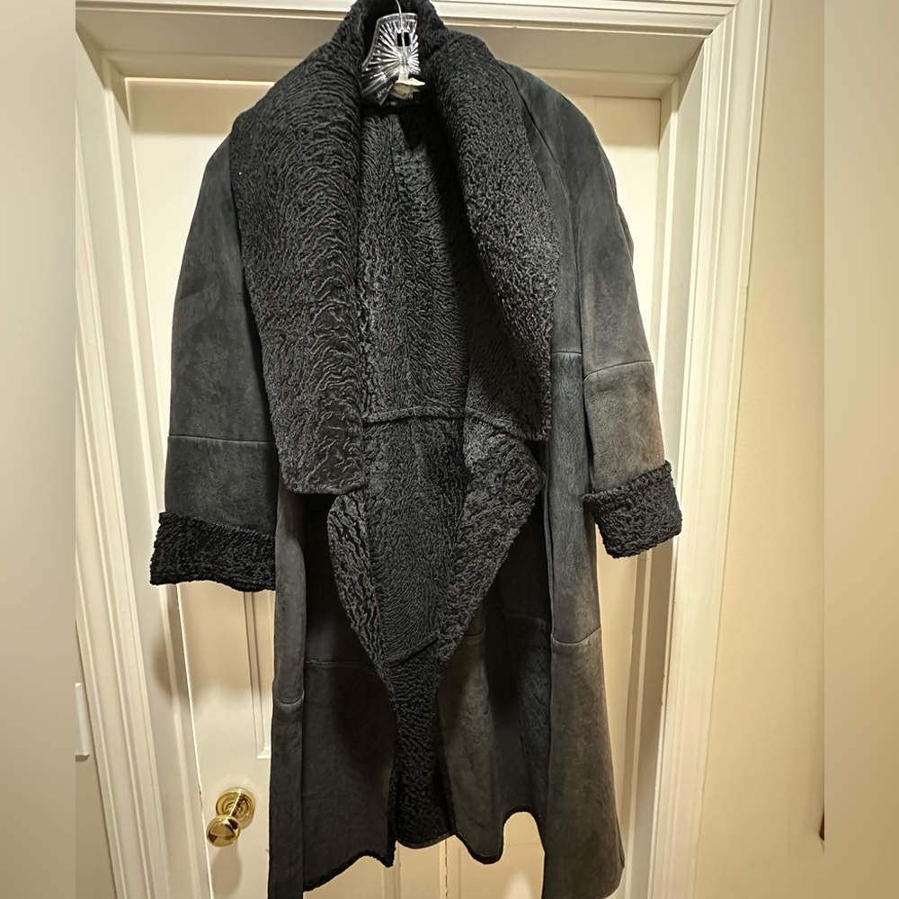 Mario Valentino Black Teddy Jacket